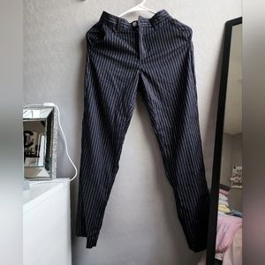 J. Galt Striped wool pants